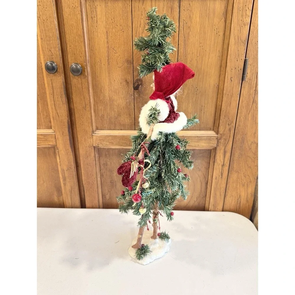 VTG Mrs Santa Posable Tree Christmas Decoration Holiday Elegance 22